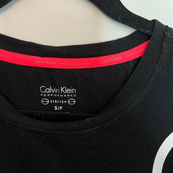 Calvin Klein Athletic Top - Black Sleeveless - Small - Picture 2 of 3